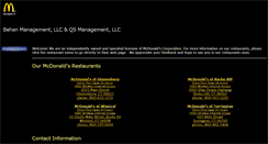Desktop Screenshot of behan-qs.com